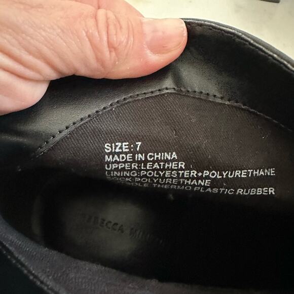 Rebecca Minkoff leather ankle boots size 7 - Picture 9 of 10